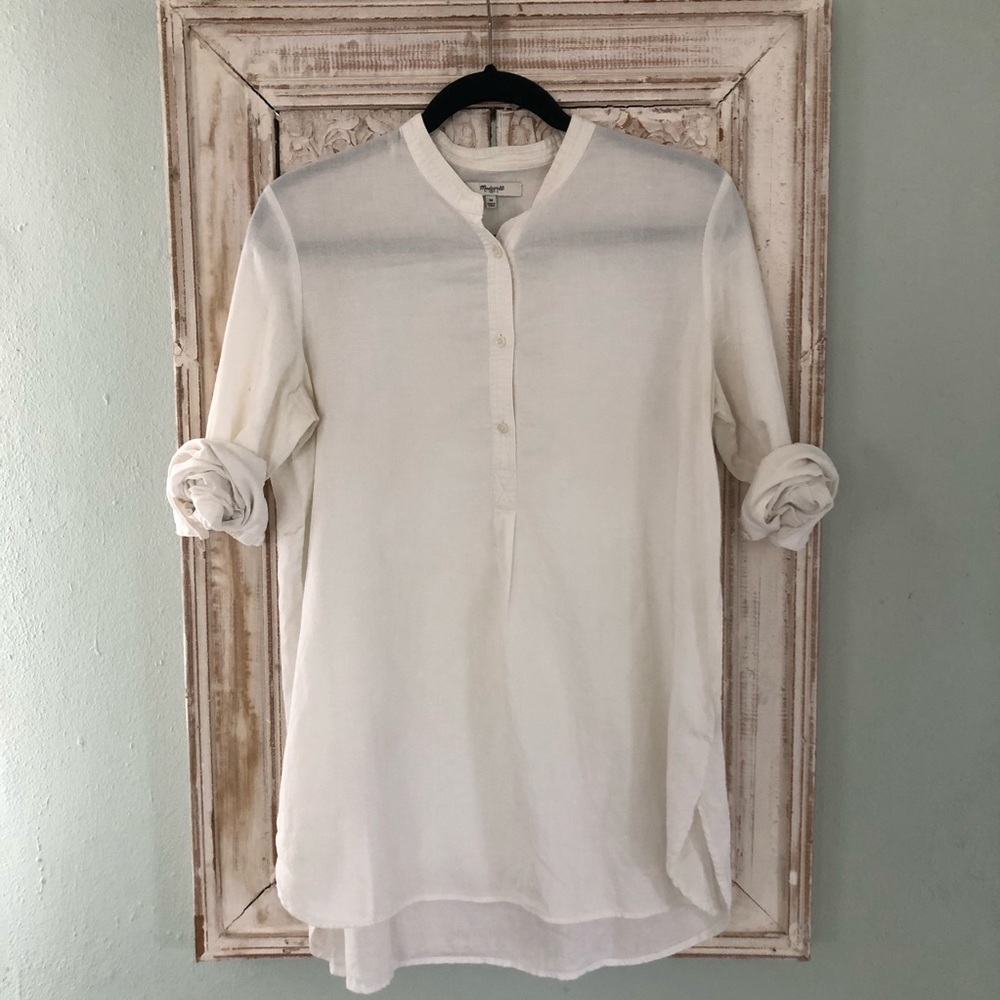 Madewell Wellspring Tunic Popover Shirt